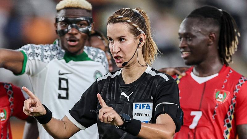 Referee in the African Cup... A Police Officer and a Mother