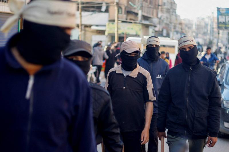 In the Absence of Police in Gaza, Security Groups Operate on the Streets