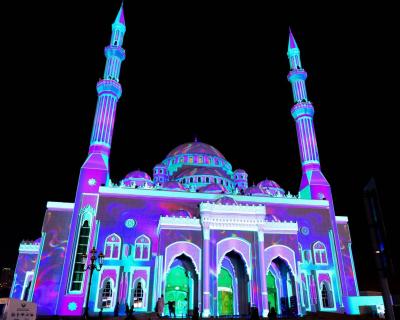 # Sharjah: "Light Festival" Illuminates 12 Landmarks with Artistic Colors