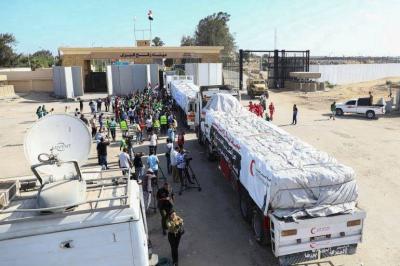 British Embassy: Largest Shipment of British Aid Enters Gaza
