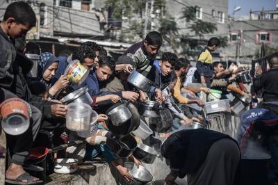 "UNICEF": 3,000 Children at Risk of Starvation in Gaza