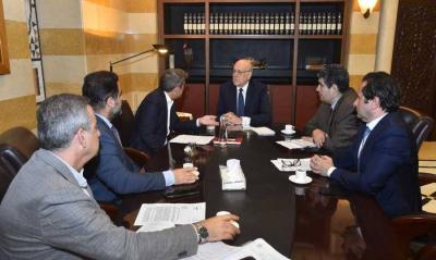 Mikati Meets Frontiska Farewell and Chairs Energy and Electricity Meetings