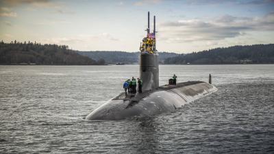 Guided Missile Submarine Joins the U.S. Fleet Deployed in the Middle East
