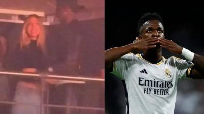 "Blonde" Spotted with Vinicius... Who is She?