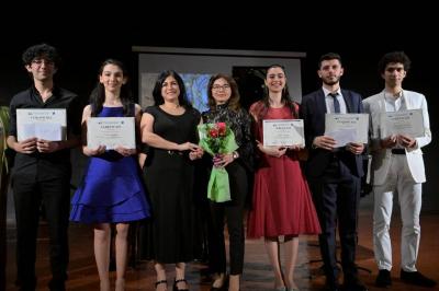 Winners' Ceremony at the "Margot Babikian" Piano Competition ... 4 Awards Won by the National Conservatory