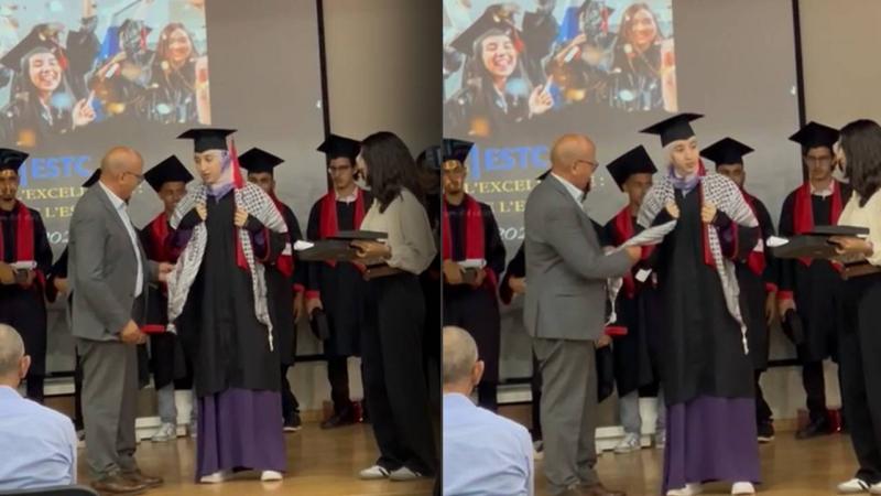 Palestinian Keffiyeh: Dean in Morocco Asks High Achieving Student to Remove It (Video)