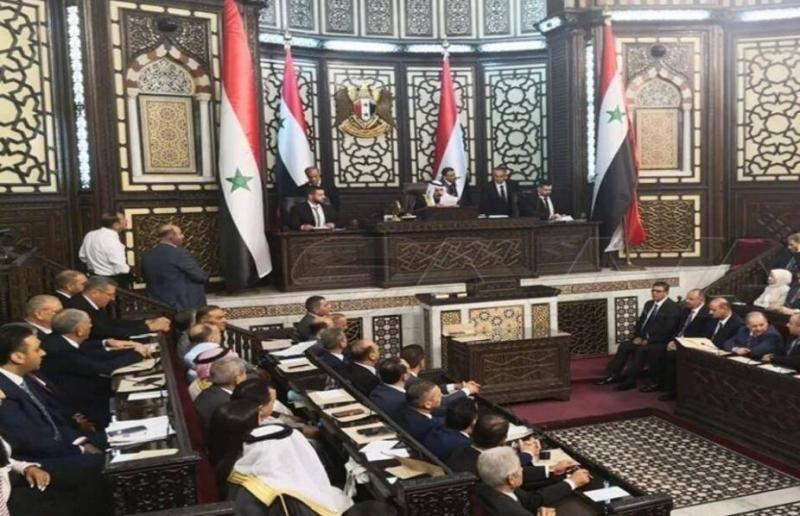 Syrian Parliament Members Take Oath Led by the Oldest Member