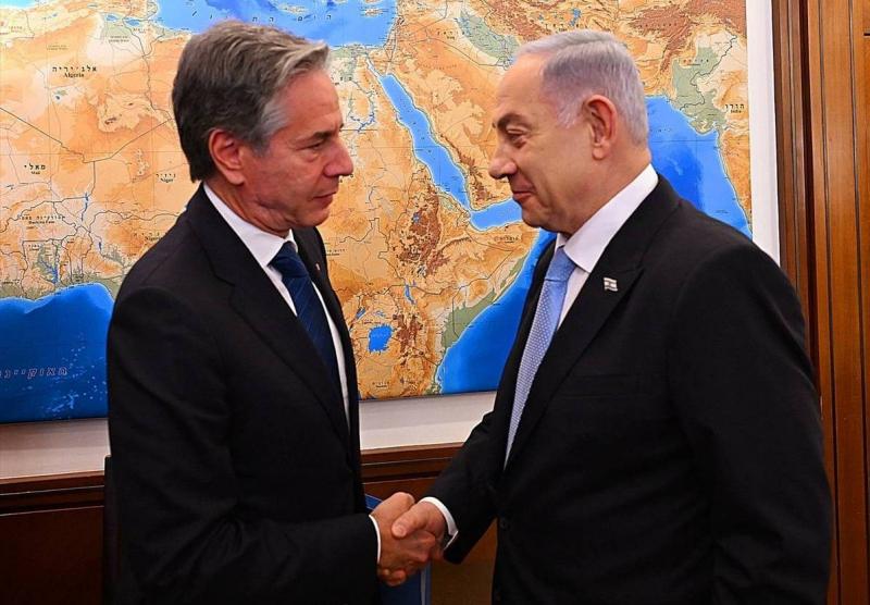 Netanyahu Staunch on His Positions After Three-Hour Meeting with Blinken