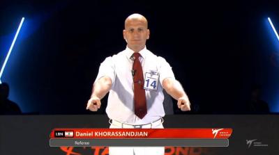 Taekwondo: Referee Khorasanjian to Officiate at the Olympics