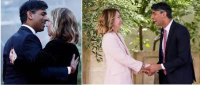 "Unusual" Pictures: What’s Happening Between Sunak and the Italian Prime Minister?