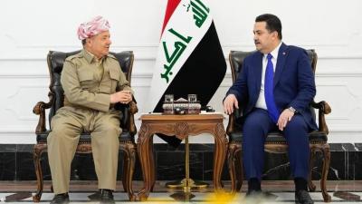 Barzani in Baghdad... Will He Clash with the "Popular Mobilization" Stance on the "Kurdistan Workers' Party"?