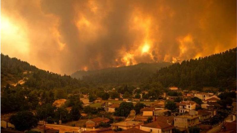 Evacuations Ordered for Towns Near Athens Due to Wildfires