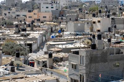Intensive Israeli Airstrikes on Nusseirat Camp in Gaza Strip