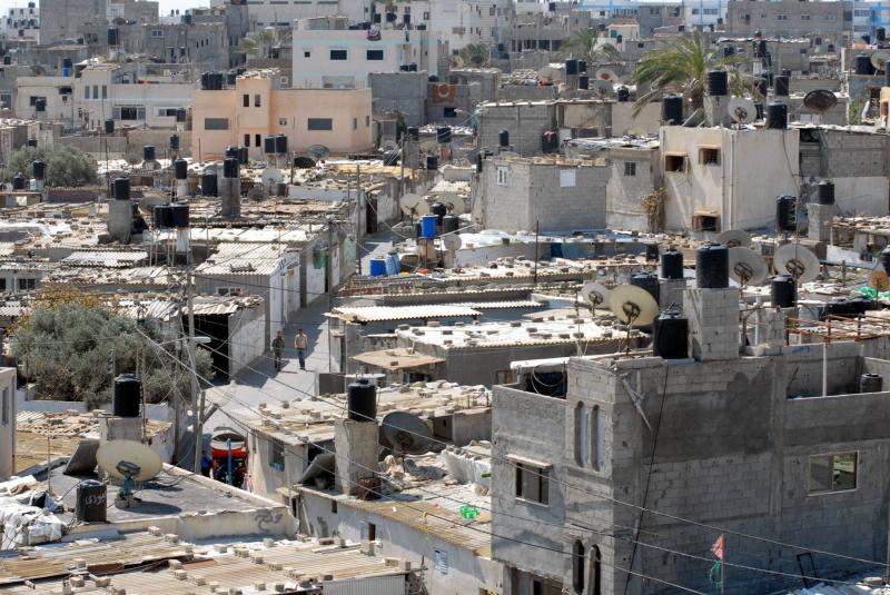 Intensive Israeli Airstrikes on Nusseirat Camp in Gaza Strip