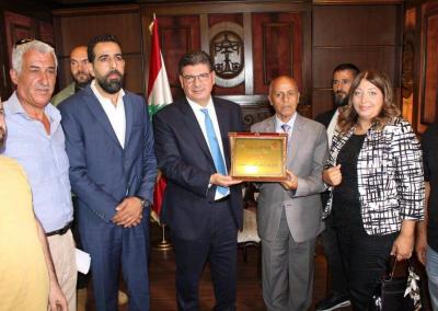 Visit of a Delegation from the Baalbek-Hermel Associations Union to Hariri