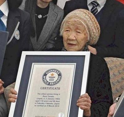 116-Year-Old Japanese Woman Recognized as World's Oldest Person
