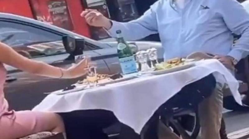 African Man Transformed Into Table in London (Video)