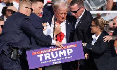 Video Shows Moment American Officer Sees Shooter Targeting Trump