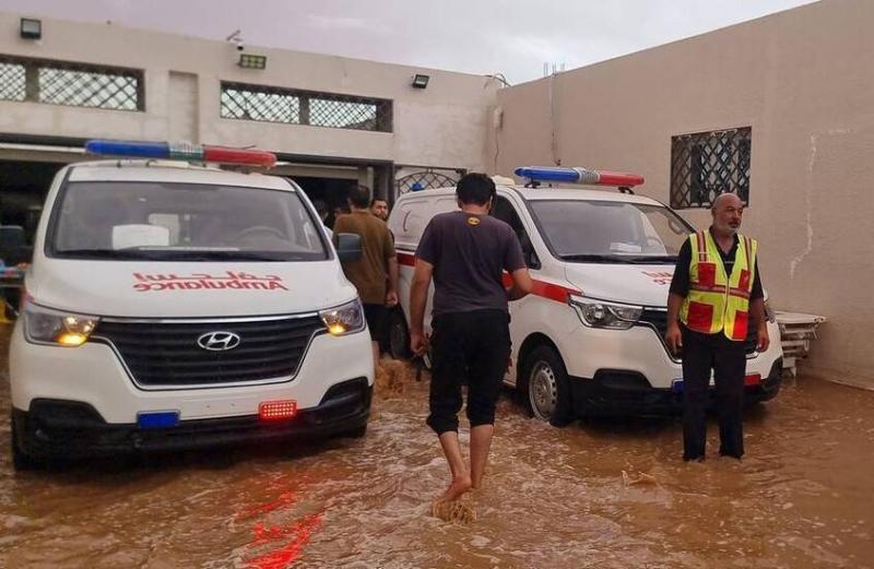 Heavy Rains Cause Material Losses in Libya and Maximum Emergency Preparedness Raised