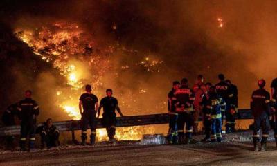 Man Dies in Forest Fire on the Outskirts of Athens... France Sends Reinforcements