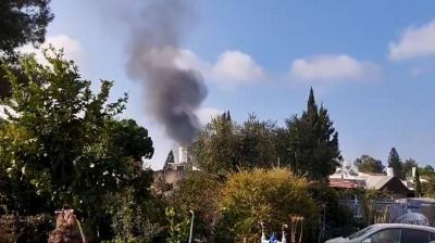 Title: Rocket Fire from Lebanon Towards the Golan
