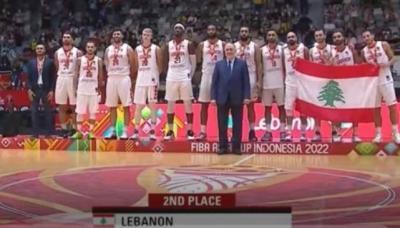 لبنان وصيفاً في بطولة كأس اسيا