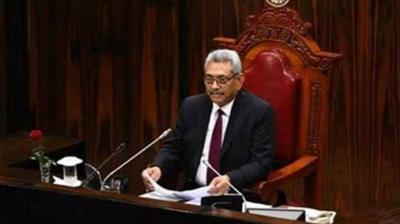 الرئيس السريلانكي السابق في تايلاند