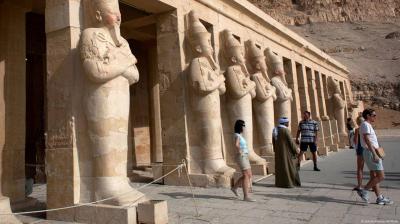 Title: Chinese Tourist Caught Tampering at Luxor Temple