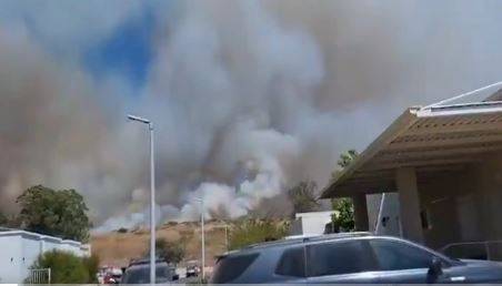 Fire Breaks Out in Shamir Settlement in Upper Galilee (Video)