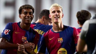 مدرب برشلونة يحسم مشاركة لامين يامال أمام إشبيلية