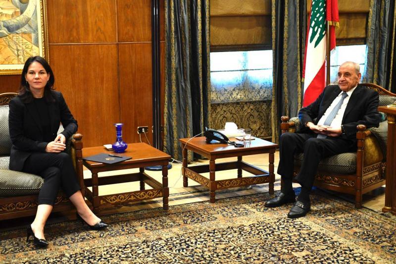 وزيرة الخارجية الألمانية من بيروت: إسرائيل أضعفت 