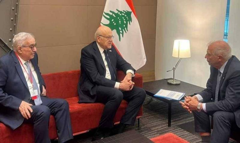 لقاء بين ميقاتي وبوريل في باريس