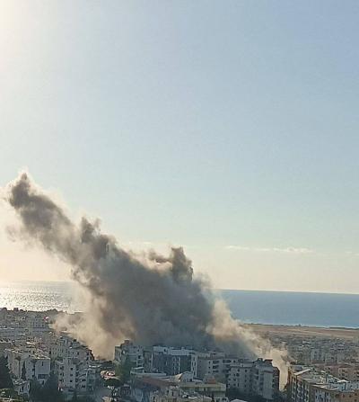 غارات إسرائيلية تستهدف منطقة الشويفات (فيديو)