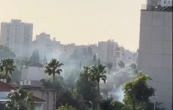 بالفيديو- إصابات جراء سقوط صواريخ في نهاريا