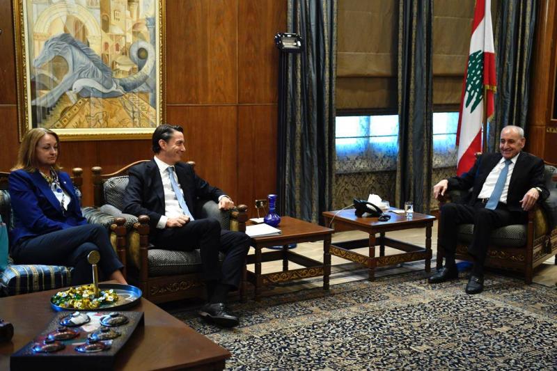 بري يلتقي هوكشتاين وأبو الغيط: اللقاء كان جيدا