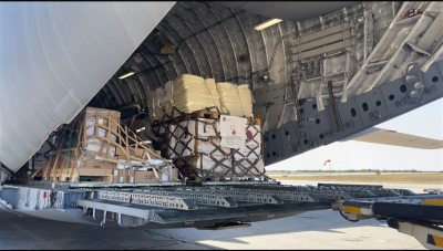 طائرة الدعم القطري الخامسة تصل إلى بيروت