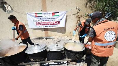 جهود إماراتية لإعادة تشغيل ودعم المخابز والتكيات في غزة