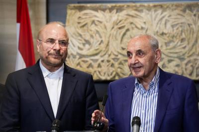 قاليباف يؤكد للرئيس بري وقوف إيران إلى جانب لبنان