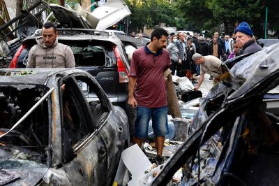 دمار هائل في مار الياس... وقلق وهلع لدى المواطنين