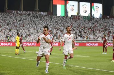 فوز  تاريخي لمنتخب الامارات في ‏تصفيات المونديال على حساب قطر
