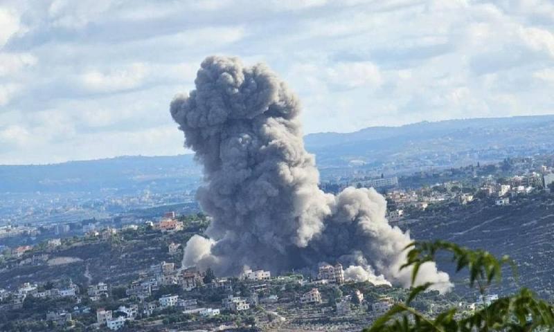 بالفيديو.. مجزرة بغارات إسرائيلية على بلدة معركة