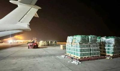 وصول طائرة مساعدات سعودية الى لبنان