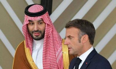 ماكرون يعقد لقاءً موسّعاً مع ولي العهد السعودي