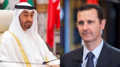 الرئيس الاماراتي يؤكد للأسد دعم سوريا في محاربة الإرهاب