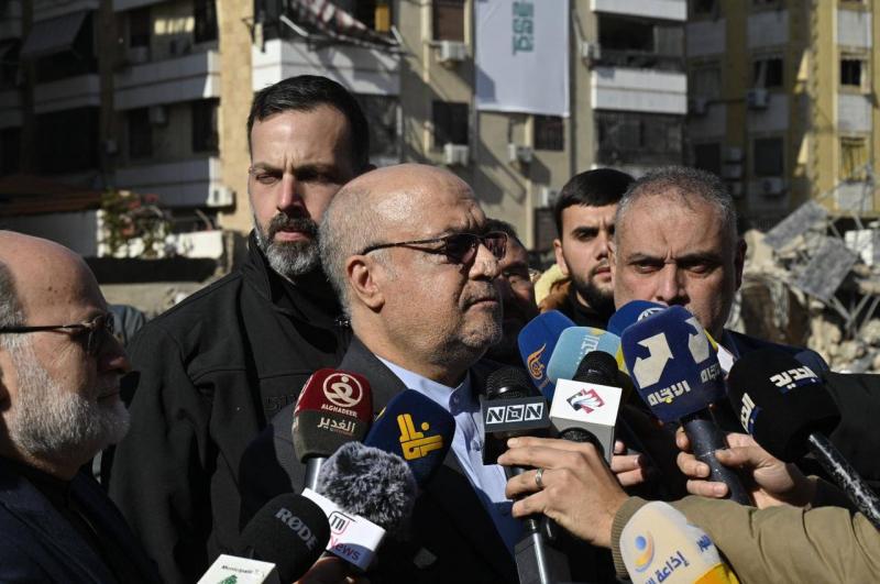 السفير الايراني من الضاحية الجنوبية: مستمرون بدعم لبنان