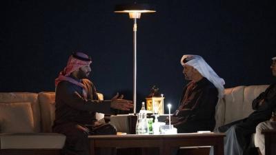 الرئيس الامارتي وولي عهد السعودية: لتجنيب المنطقة تبعات أزمات ‏جديدة تهدّد أمنها واستقرارها