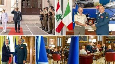 قائد الجيش في إيطاليا.. وتشديد على أهمية دعم المؤسسة العسكرية