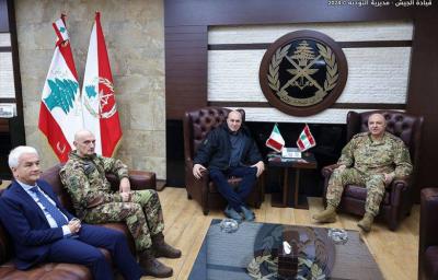 وزير الدفاع الايطالي يجول على المسؤولين...ودعم للجيش