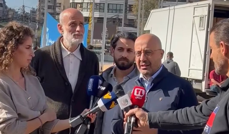 ياسين يطلق المرحلة الأولى من توزيع المساعدات في الضاحية