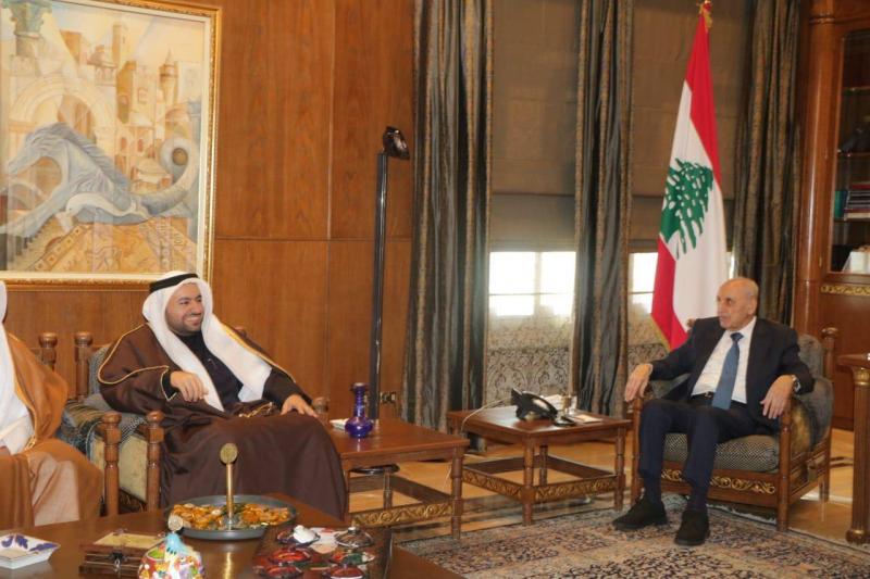 وزير الخارجية القطري في عين التينة